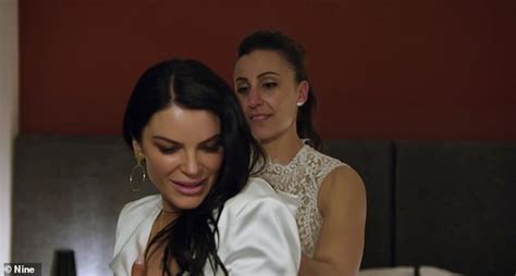 lesbian massage teens|MAFS' lesbian brides Amanda and Tash kiss and massage each .